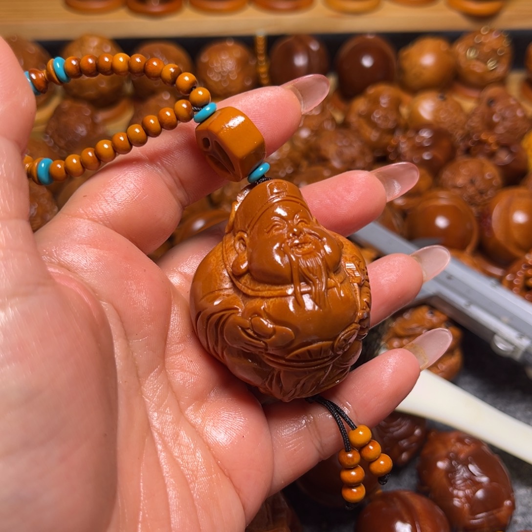 記***憶橄榄核手串/手链财神4.3