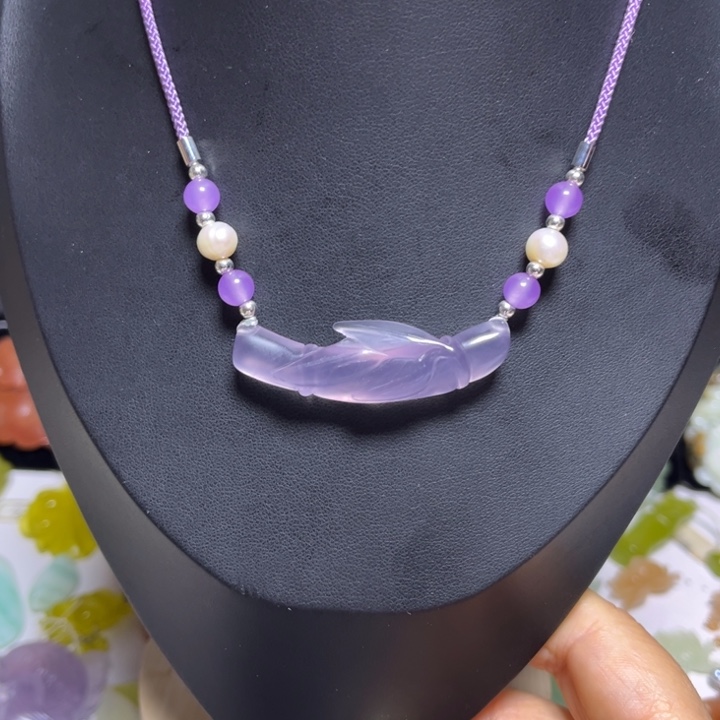 蛇纹石玉未镶嵌吊坠(赠链)