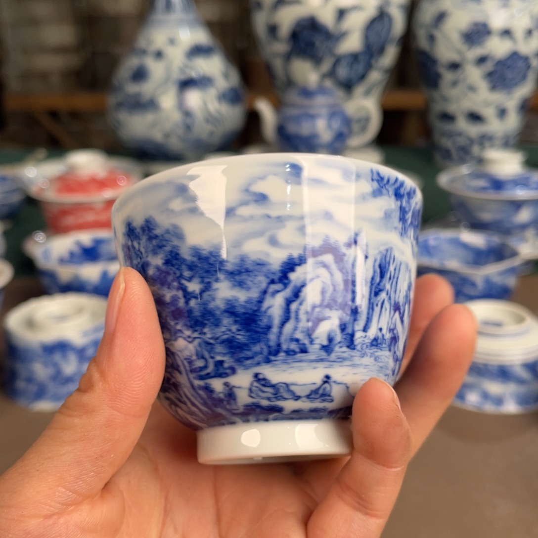 景德镇陶瓷手工手绘