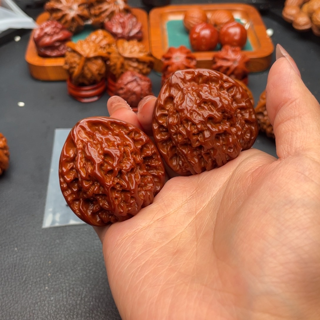 把件文玩核桃官帽