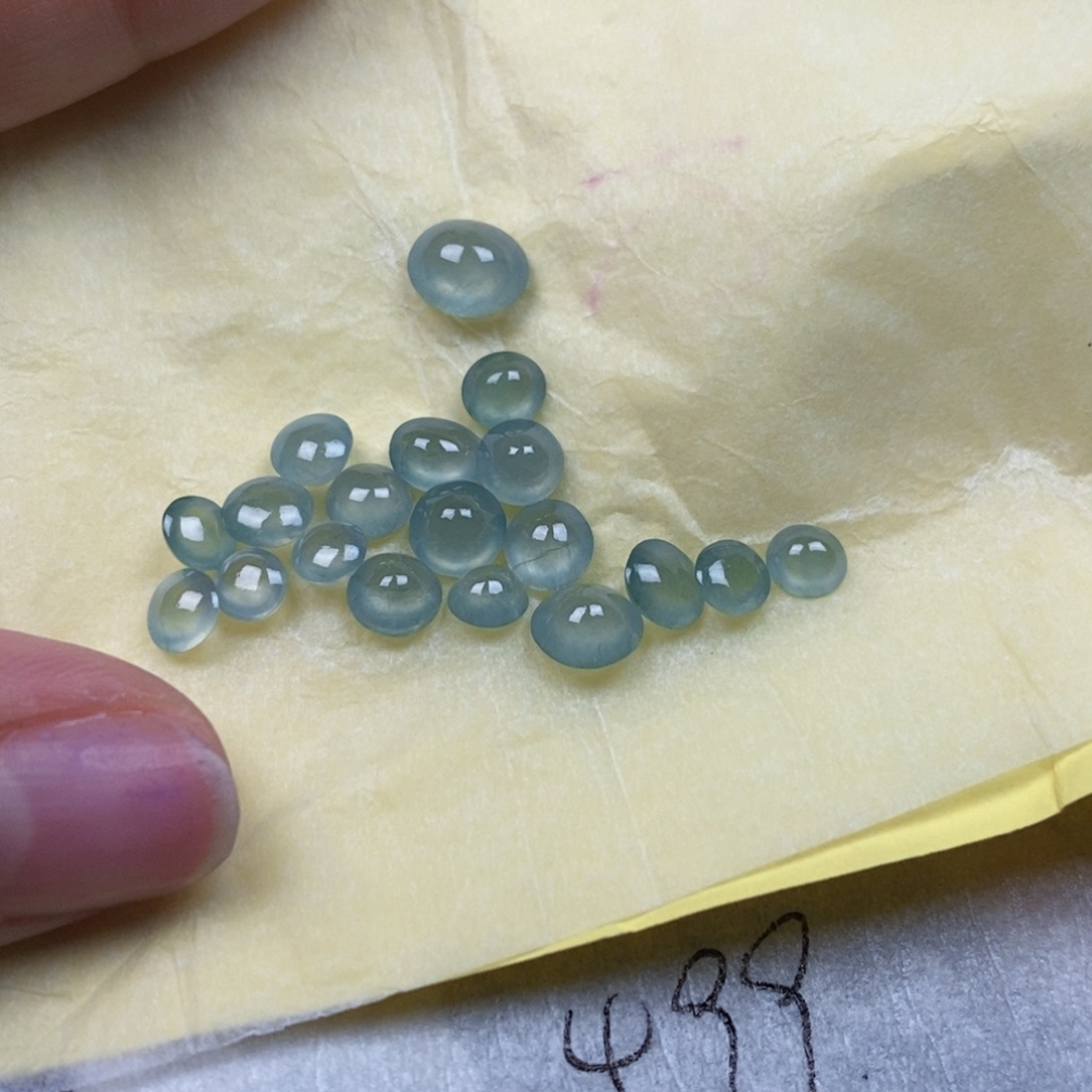 定制翡翠未镶嵌天然翡翠戒面