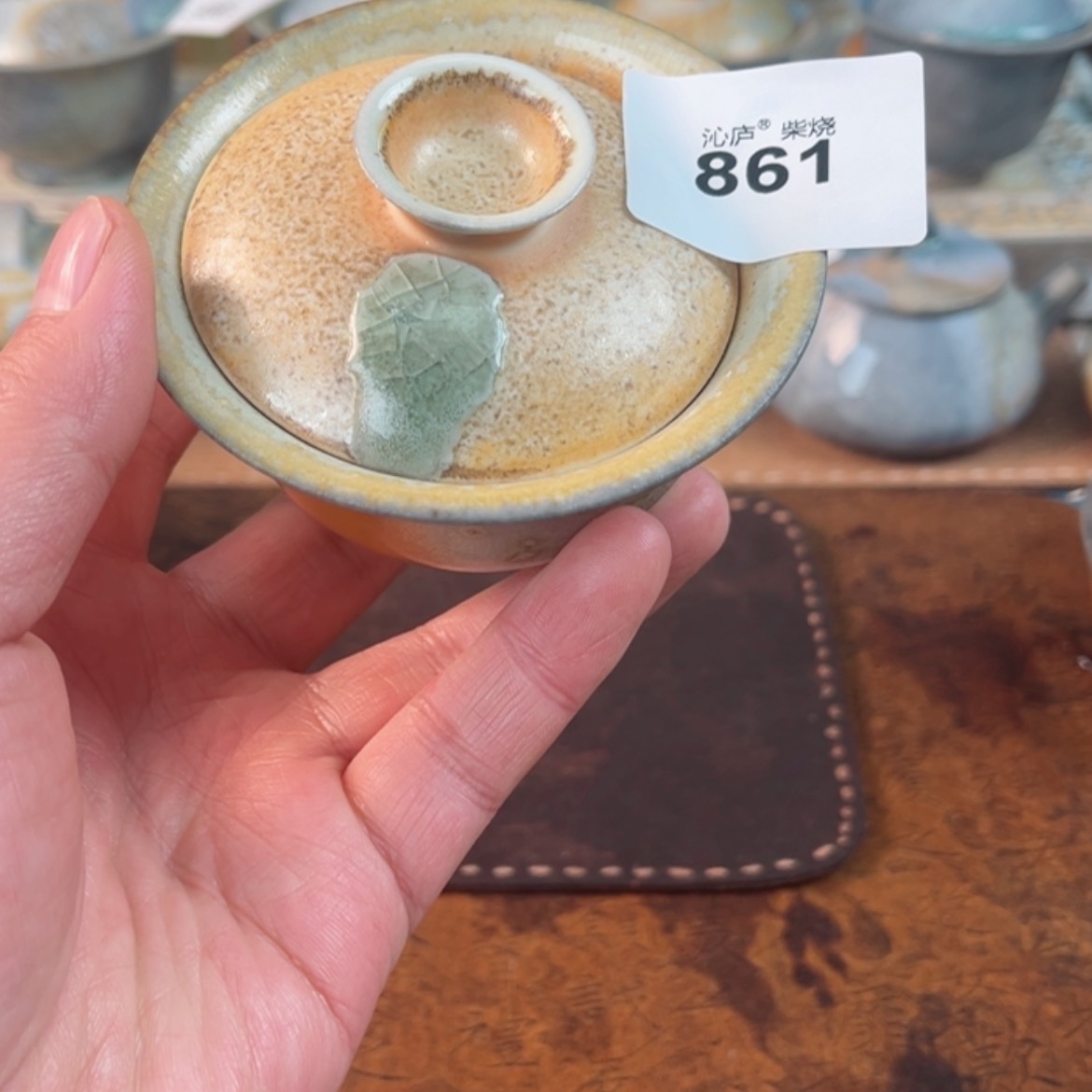 【闪购商品】绯*红沁庐柴窑古法柴烧手工茶器