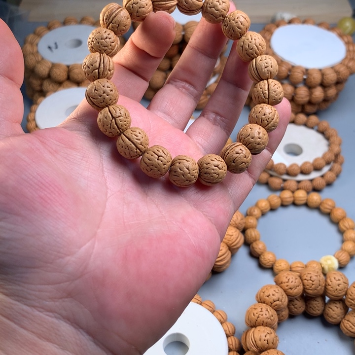 c***桃核吊坠13实心盘锦