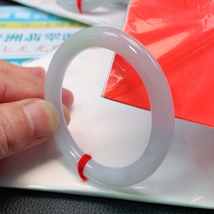 翡翠未镶嵌手镯0876号