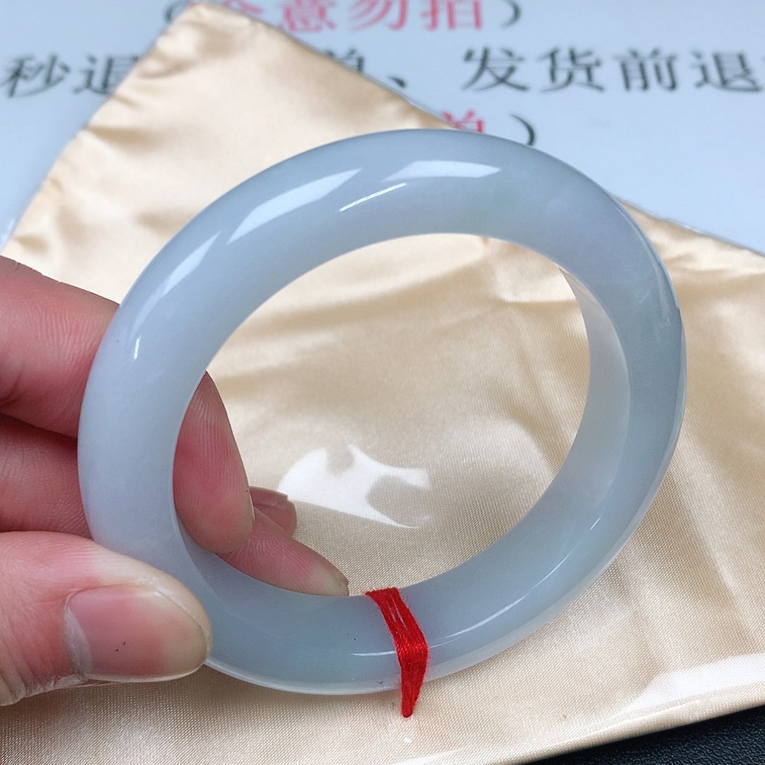 翡翠手镯未镶嵌圈55