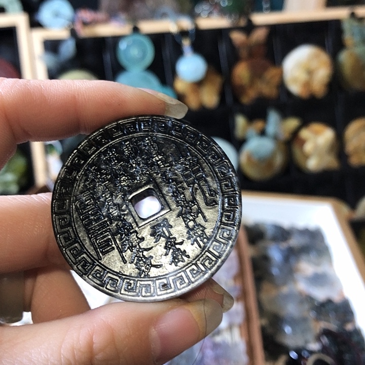 岫玉未镶嵌岫玉挂件