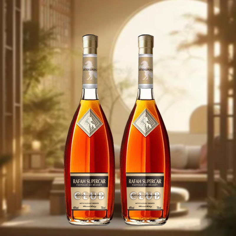 超跑俱乐部xo白兰地700毫升双支