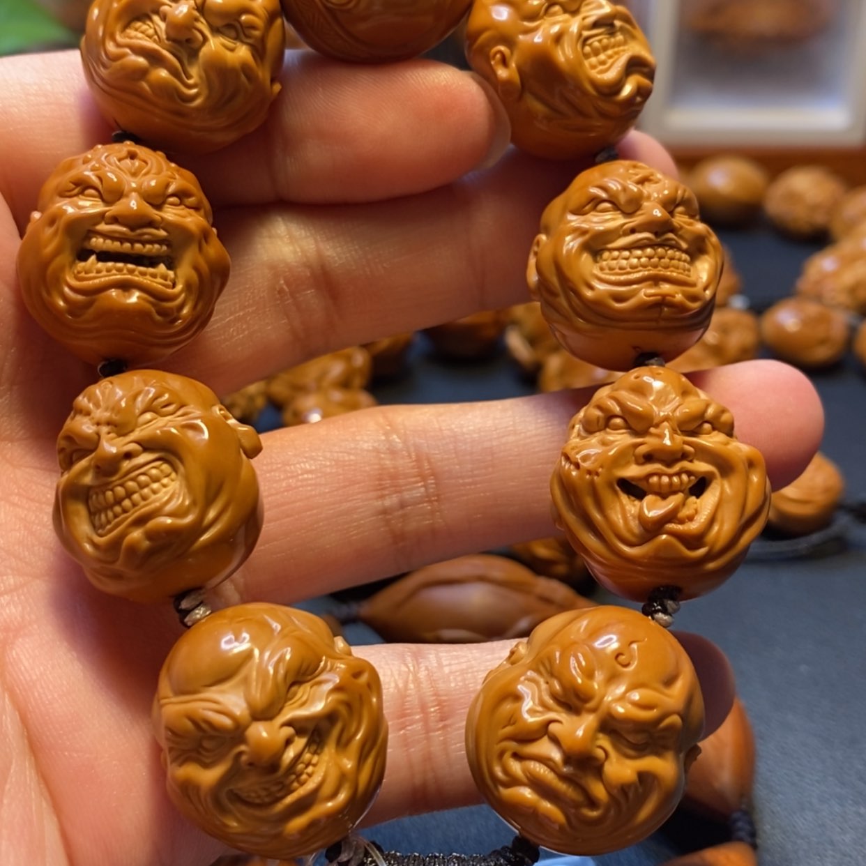 【闪购商品】橄榄核手串/手链山鬼工作室高货水晶核2.2经典恶僧