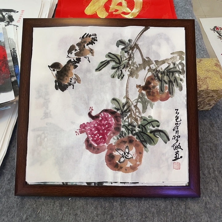 国画张圣敏先生纯手绘作品