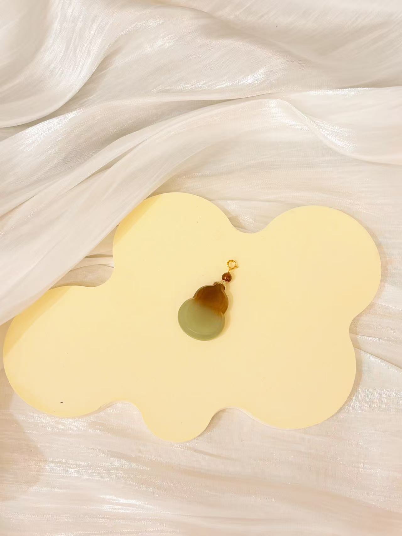 【糖福】天然和田玉金山糖青葫芦吊坠