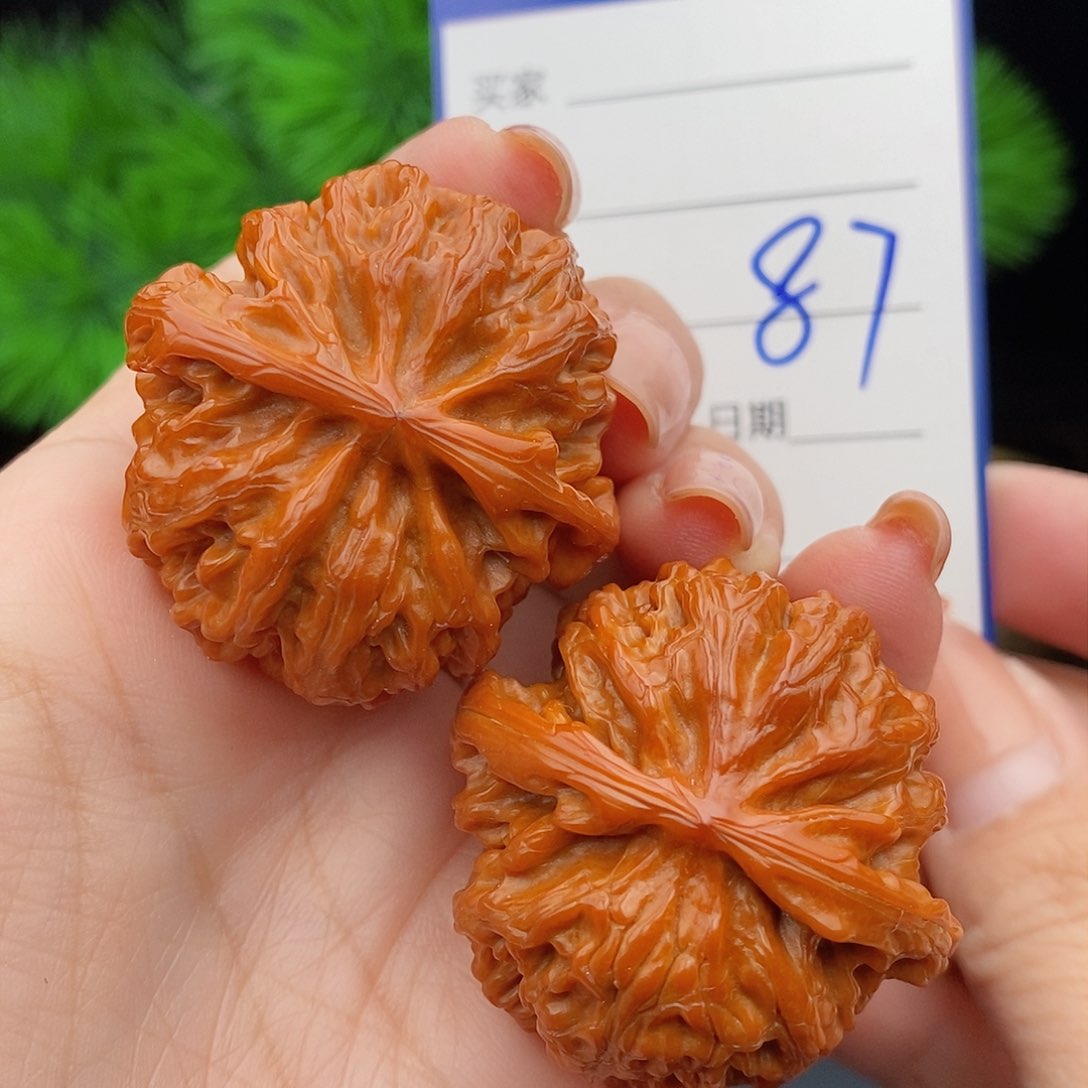 文玩核桃把件39苹果87