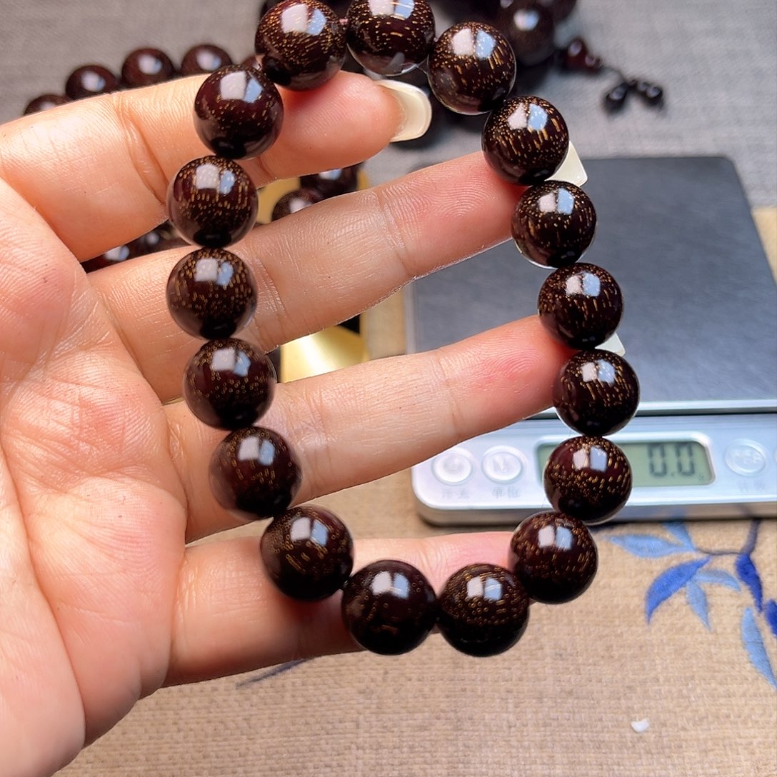 檀香紫檀（小叶紫檀）1.2 17颗爆星