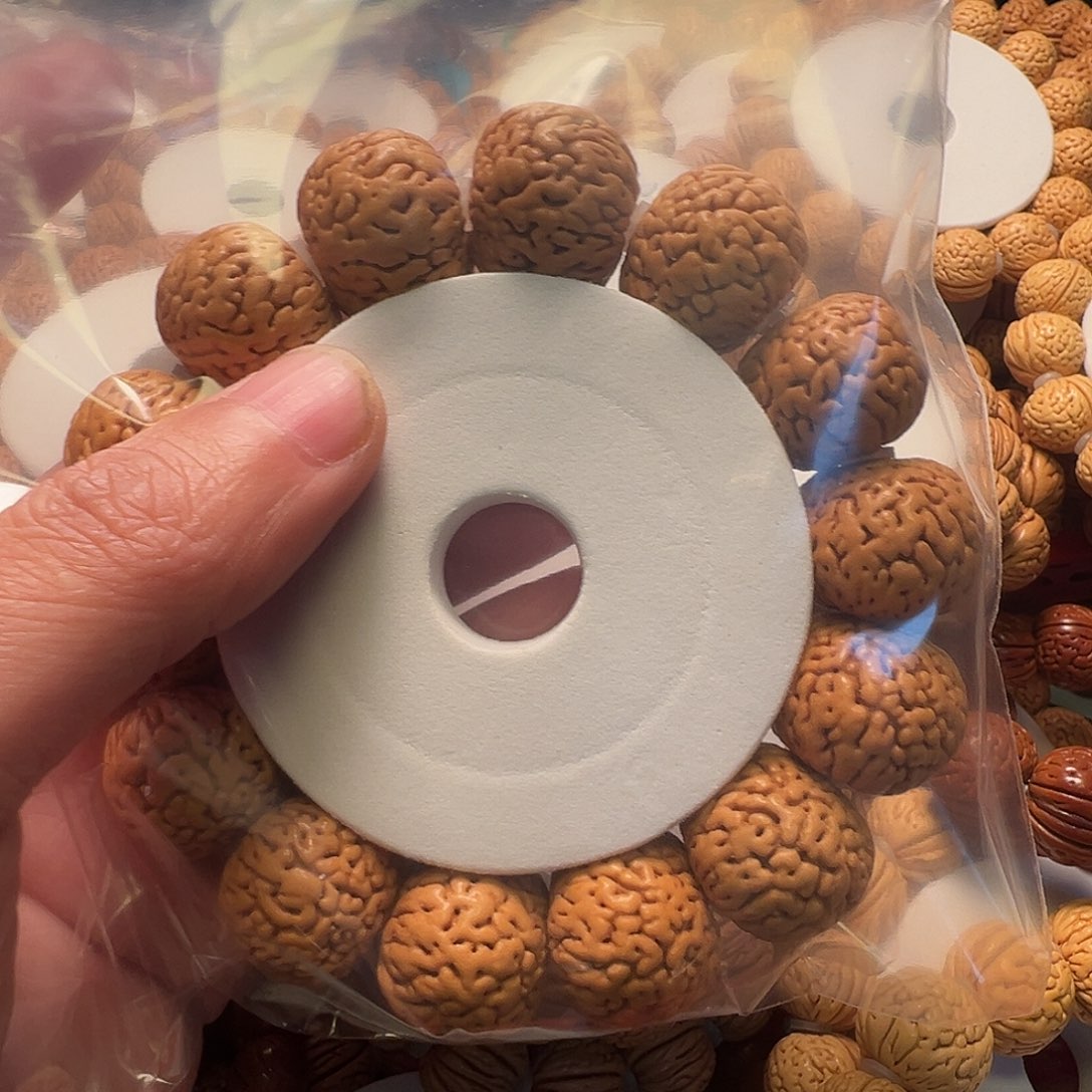 锦***王手串桃核苹果园手串22