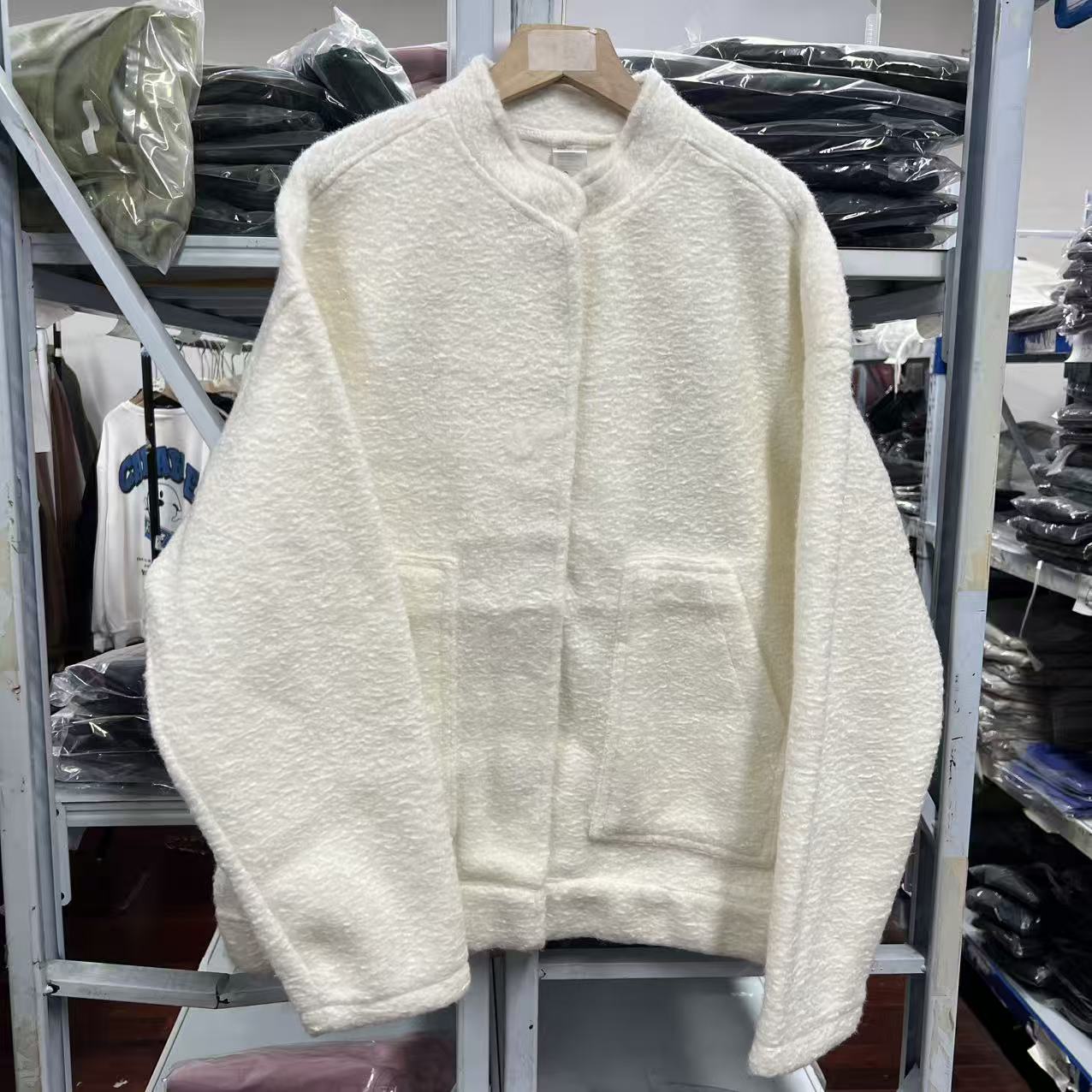 福惜 美单女士毛绒外套 6888 6889