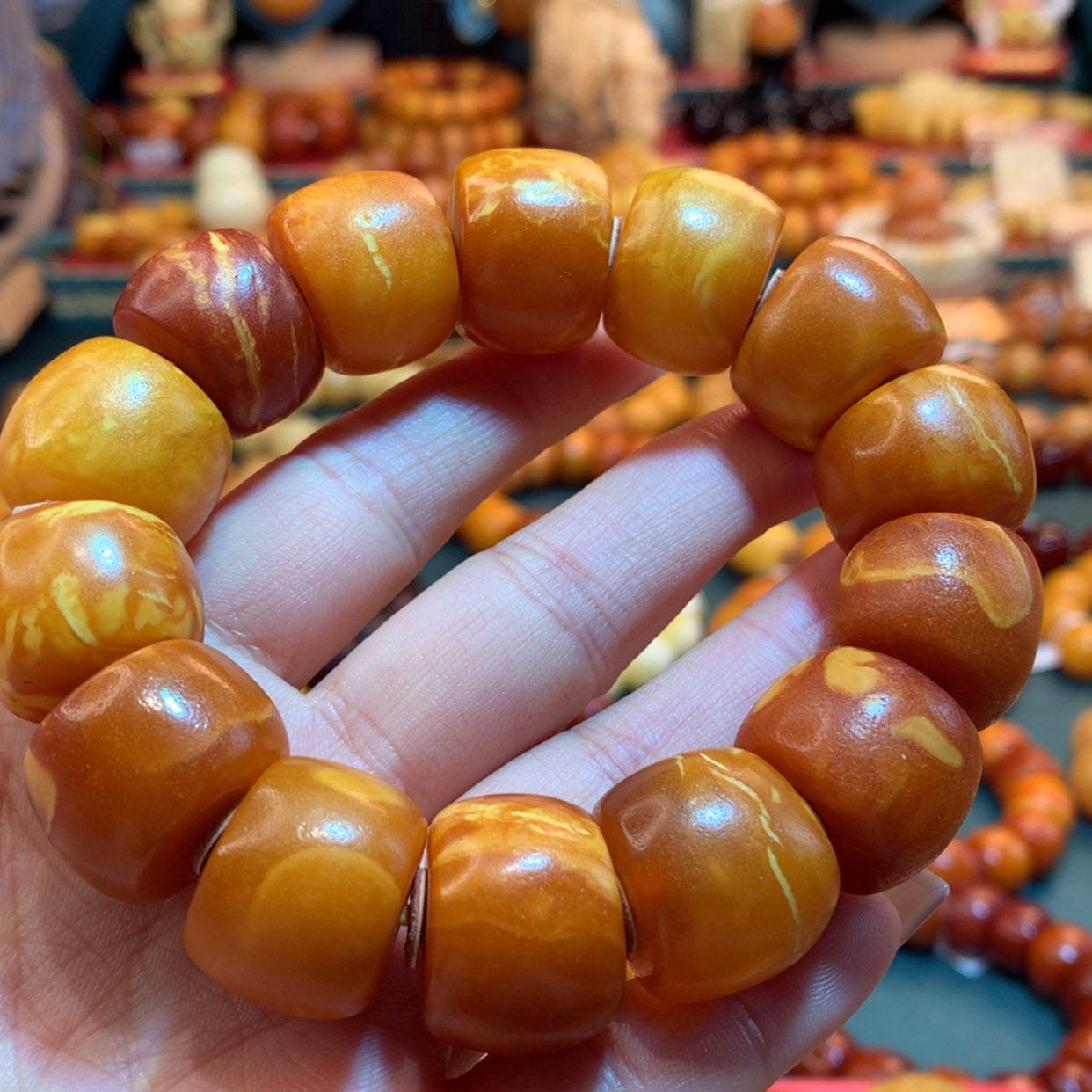 【闪购商品】蜜蜡手串未镶嵌蜜蜡手串