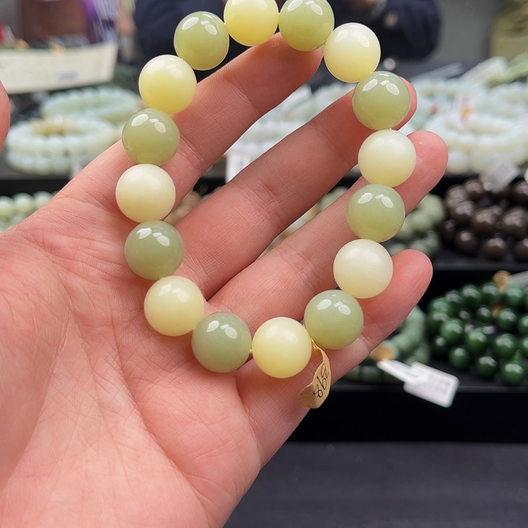 和田玉手串未镶嵌