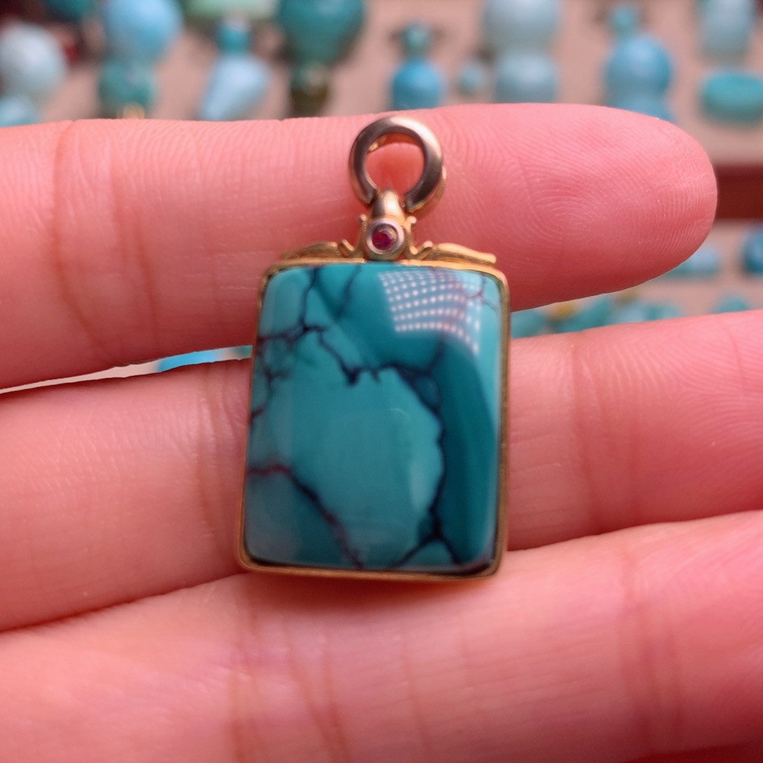 绿松石珠宝奇石未镶嵌