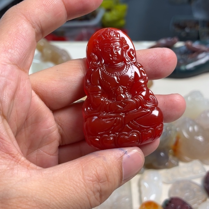 玛瑙/玉髓未镶嵌吊坠(不含链)