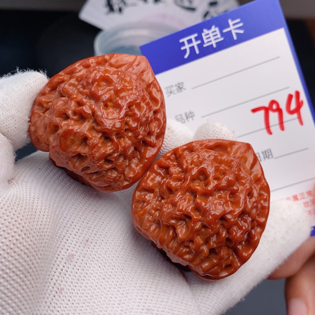 文玩核桃把件41官帽794