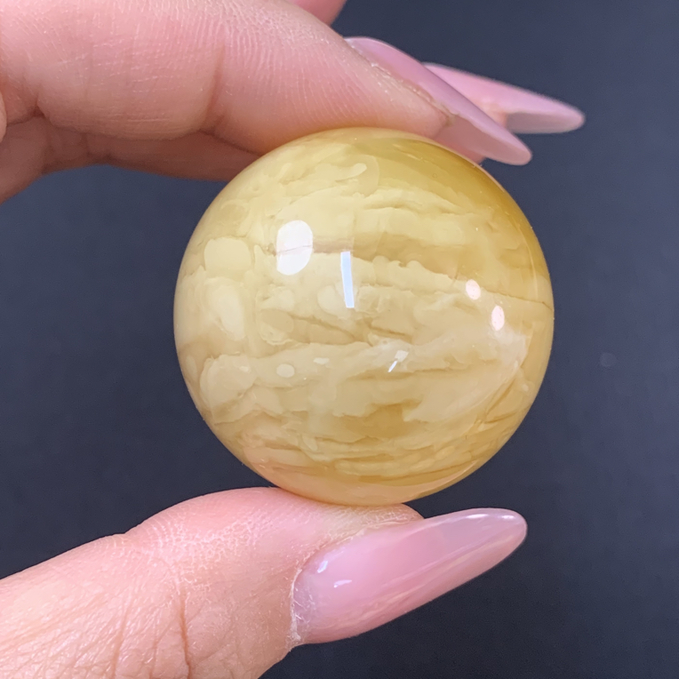 31+蜜蜡圆珠满蜡虎皮纹妖花全品俄料无优化
