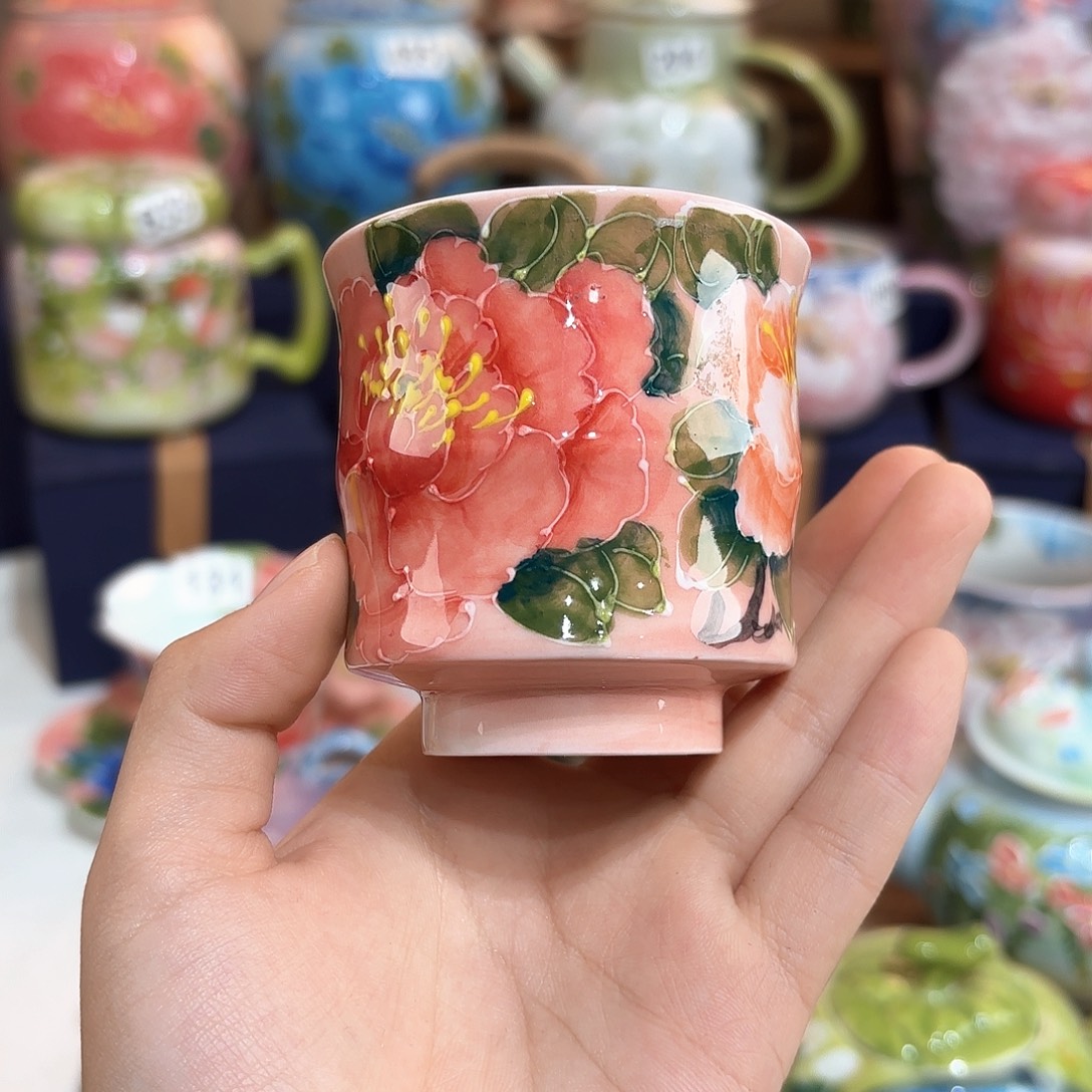 景德镇手绘高温釉下彩陶瓷茶具