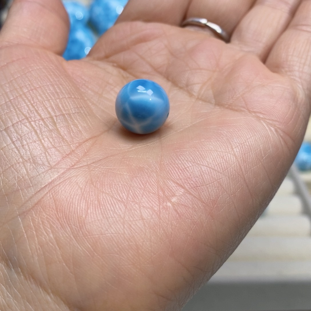 针钠钙石（海纹石）颈饰未镶嵌C***7