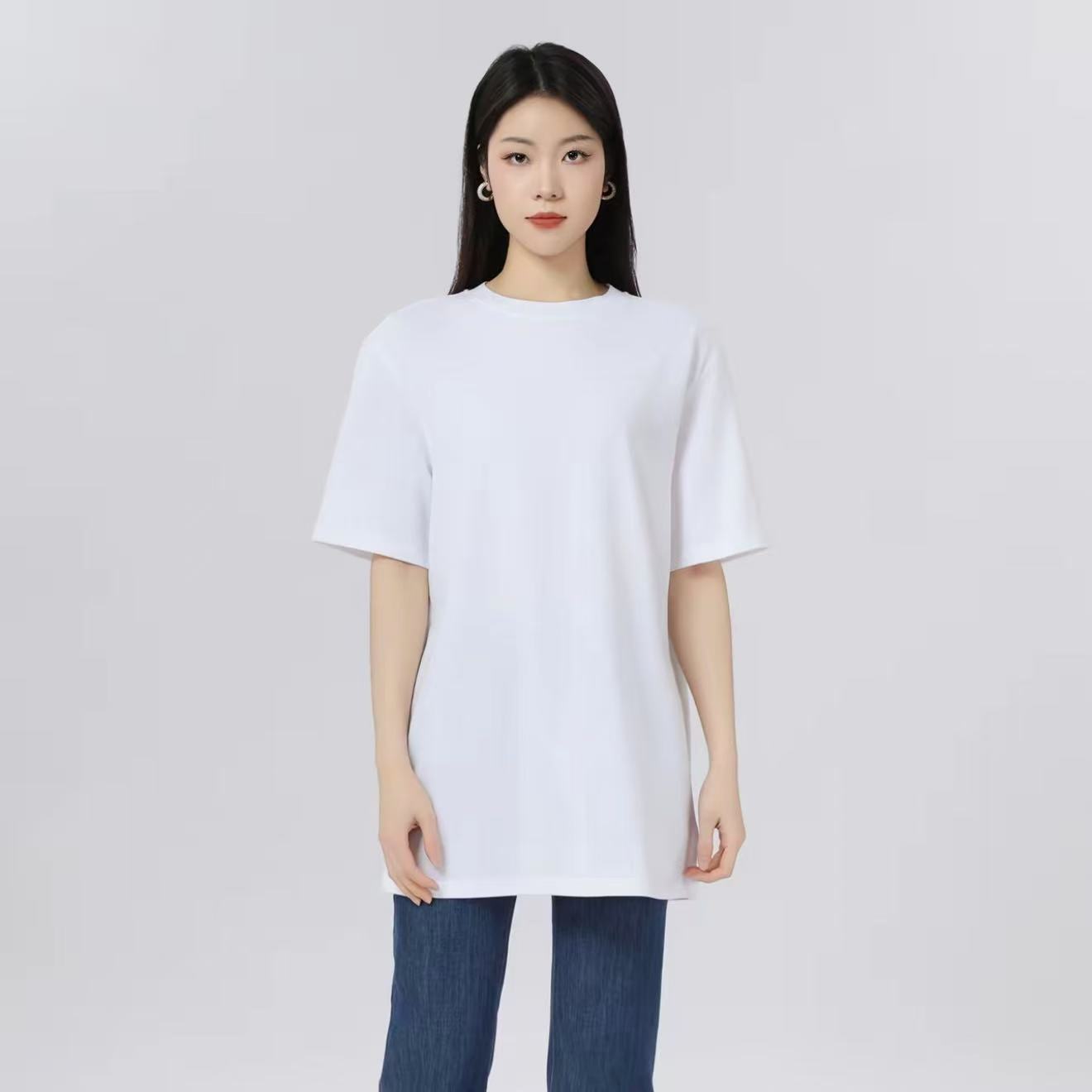 AMASS/阿玛施纯棉短袖上衣欧若风宽松穿搭气质舒适百搭T恤530136