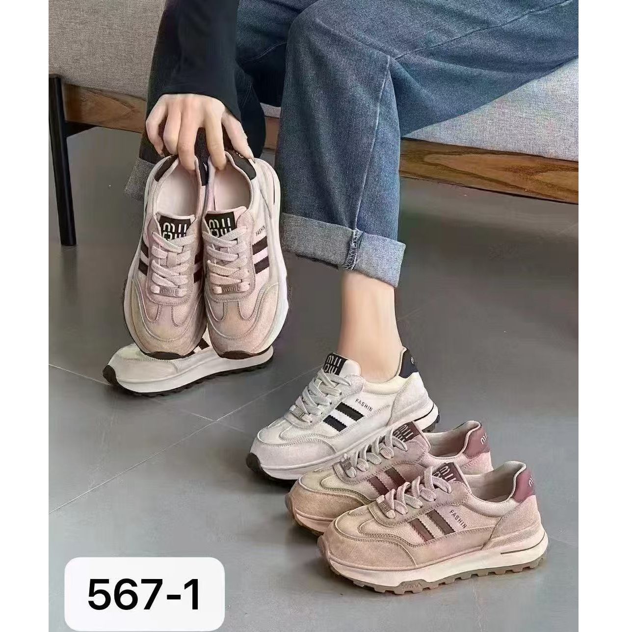 【飞姐】舒适洋气百搭阿甘鞋鞋子XIE0414款