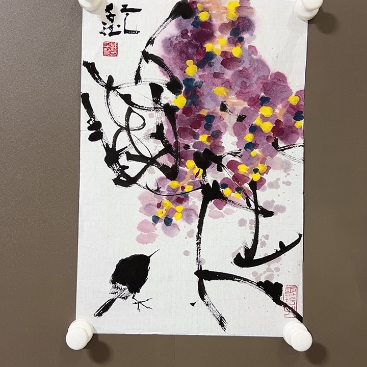 国画郭千龙 手绘原创