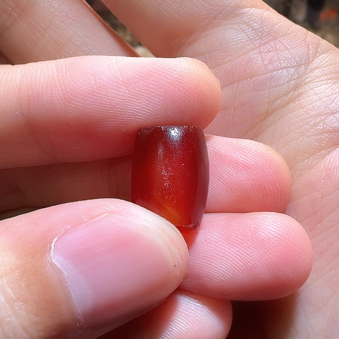 玛瑙/玉髓珠子未镶嵌墨*