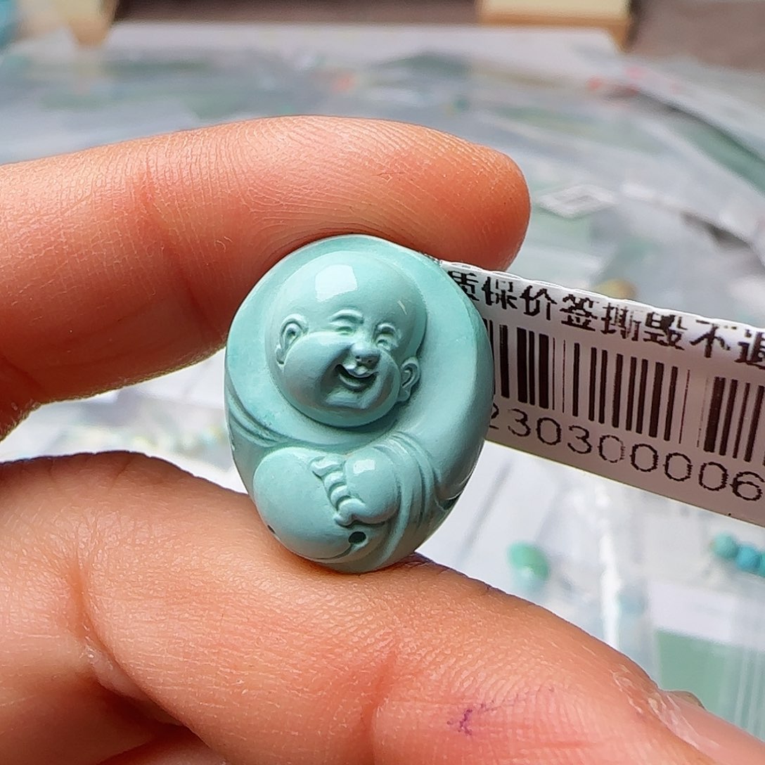 绿松石珠宝半成品未镶嵌