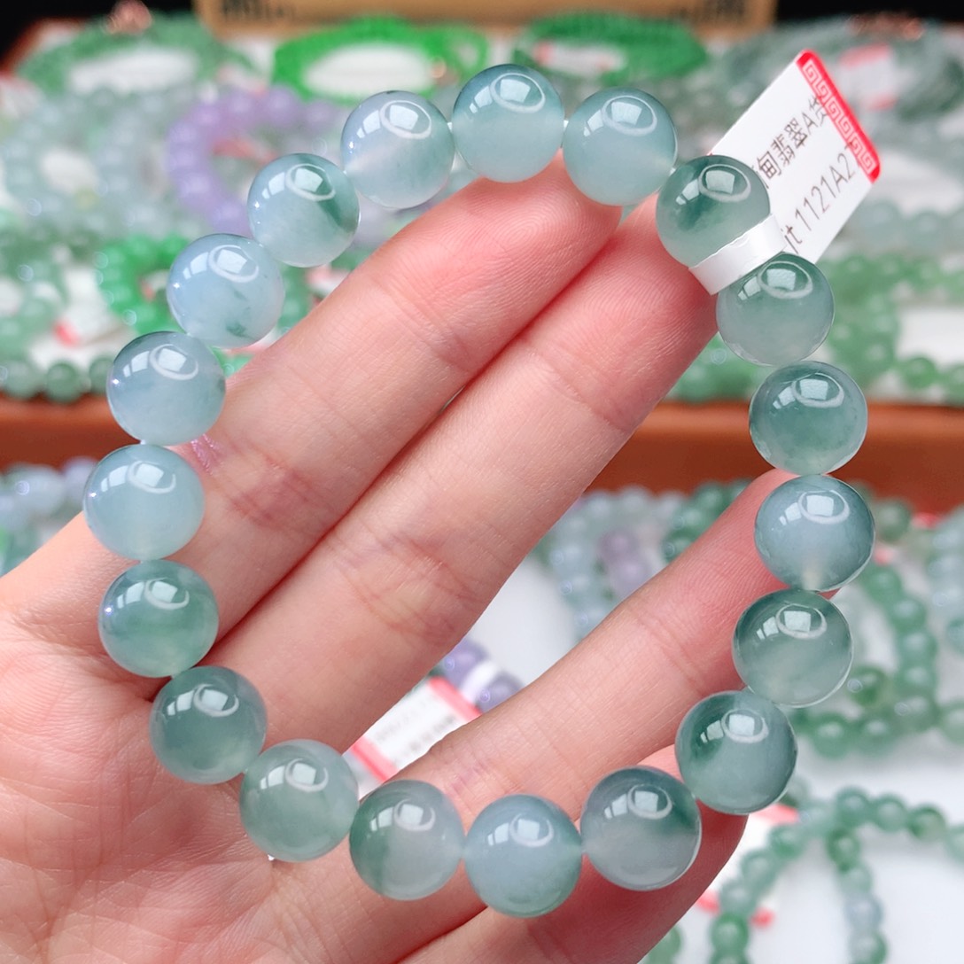 翡翠手链未镶嵌翡翠10mm