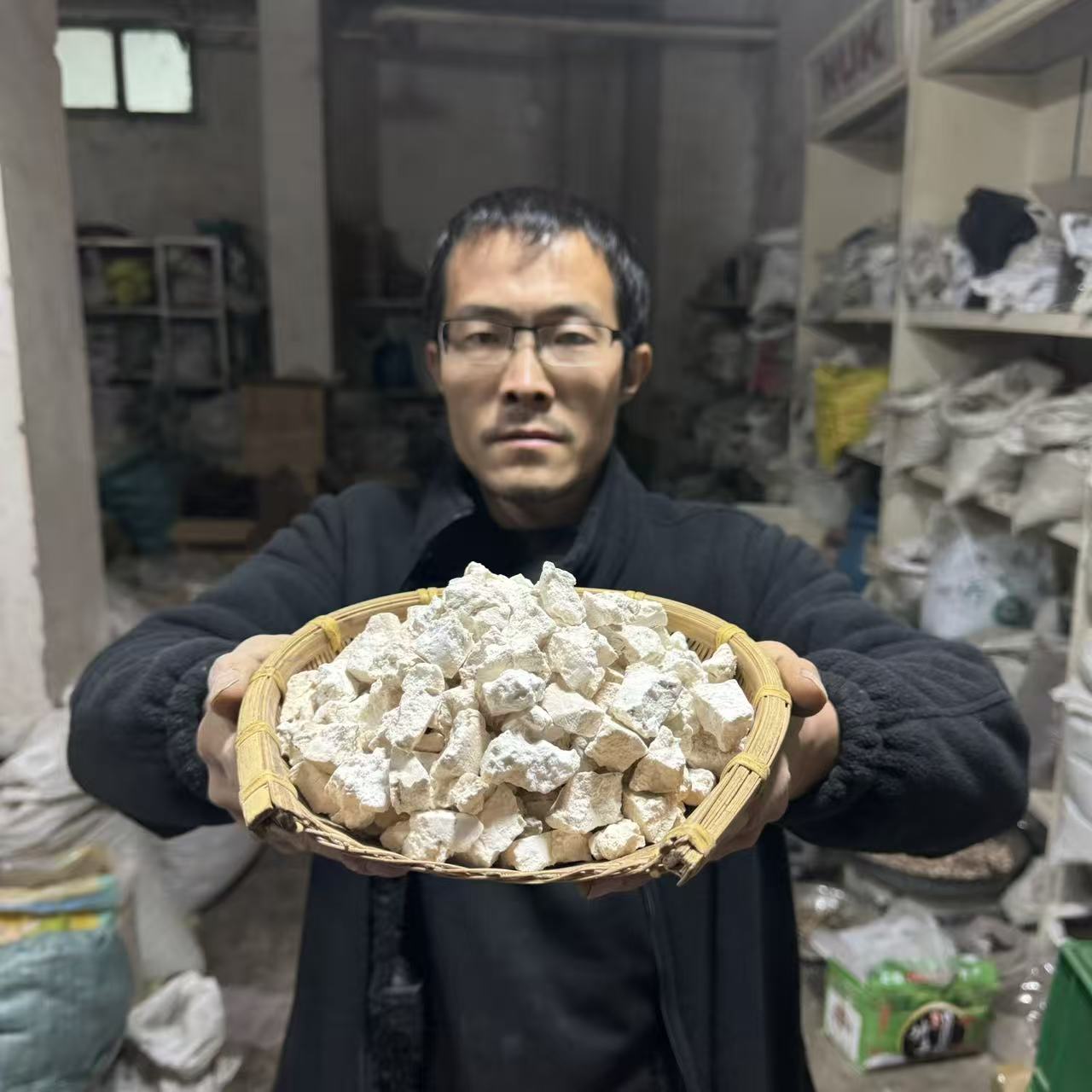 茯苓 野生茯苓 甘肃茯苓 生切茯苓 野茯苓 无硫已切块150g