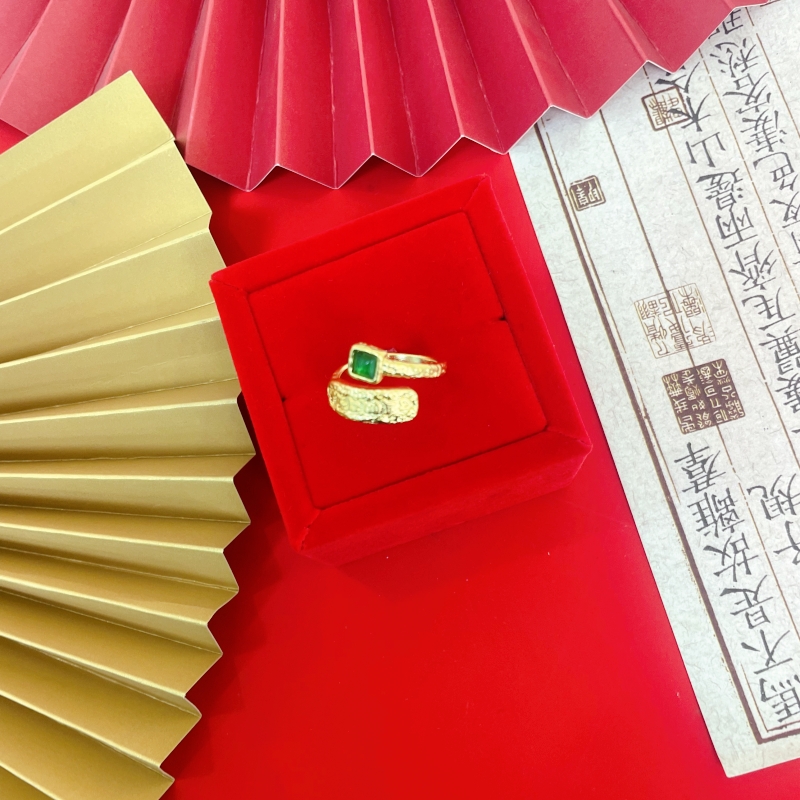 【思思专属】QCJZ218新款六字真言开口戒指