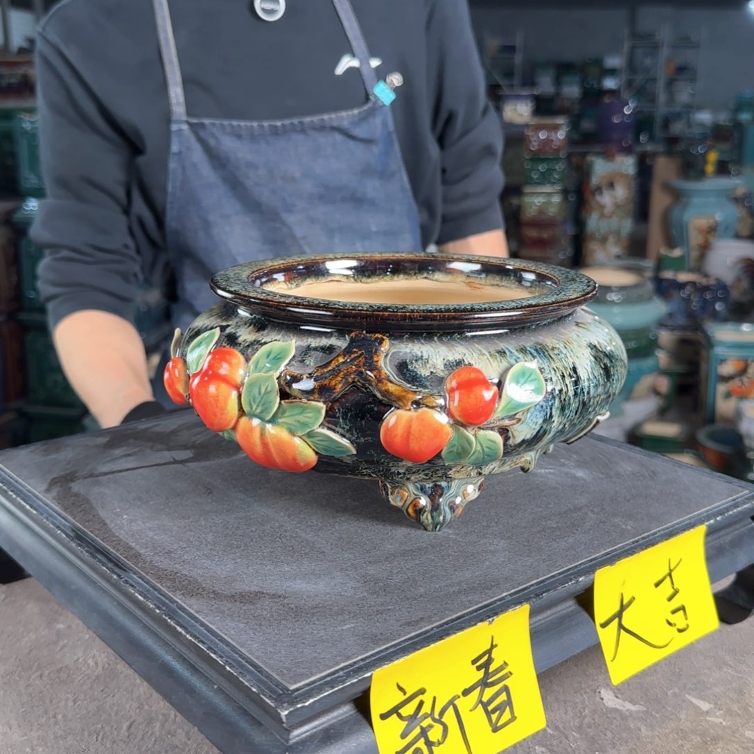 一风堂石湾花盆。