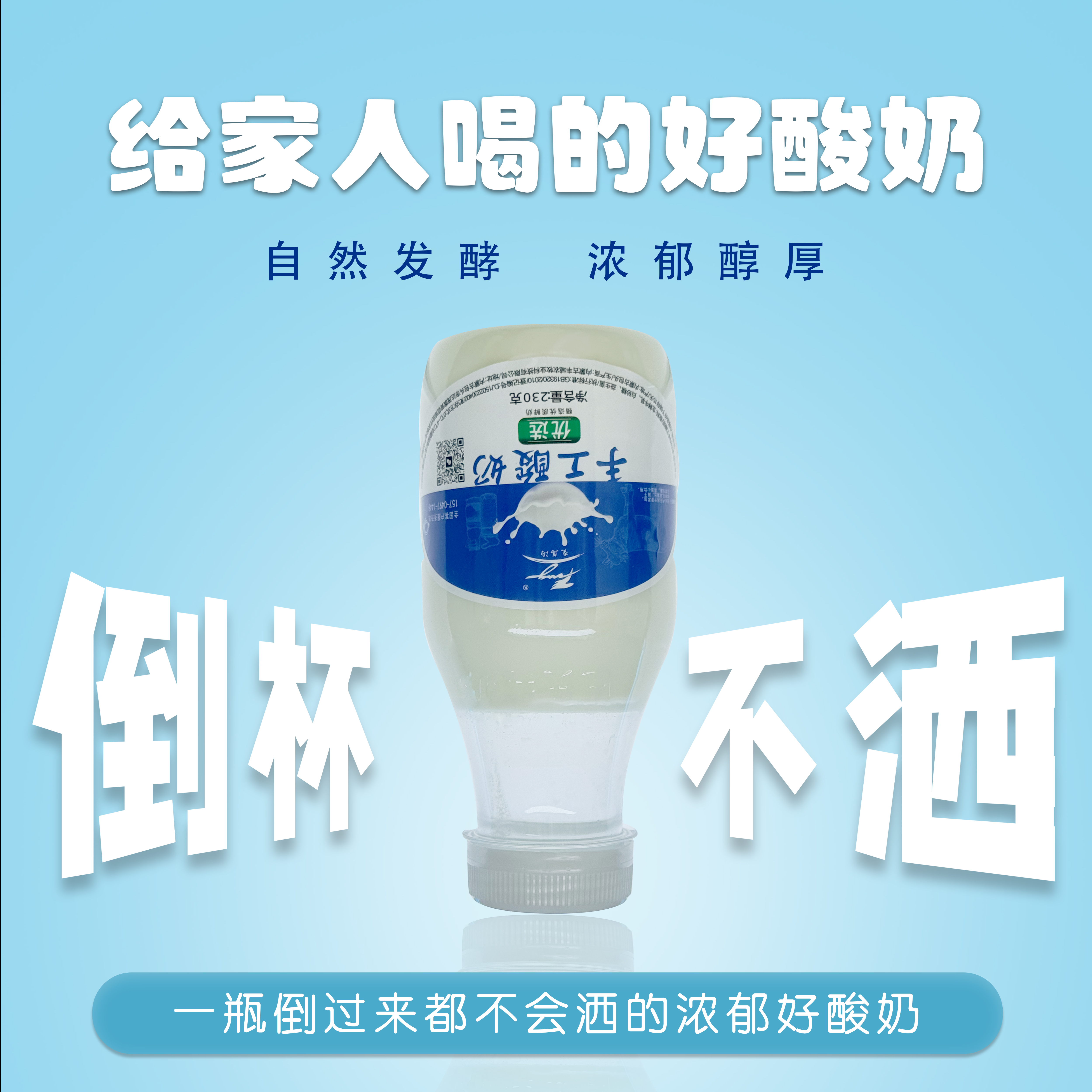 手工酸奶5瓶+奶皮子酸奶5罐