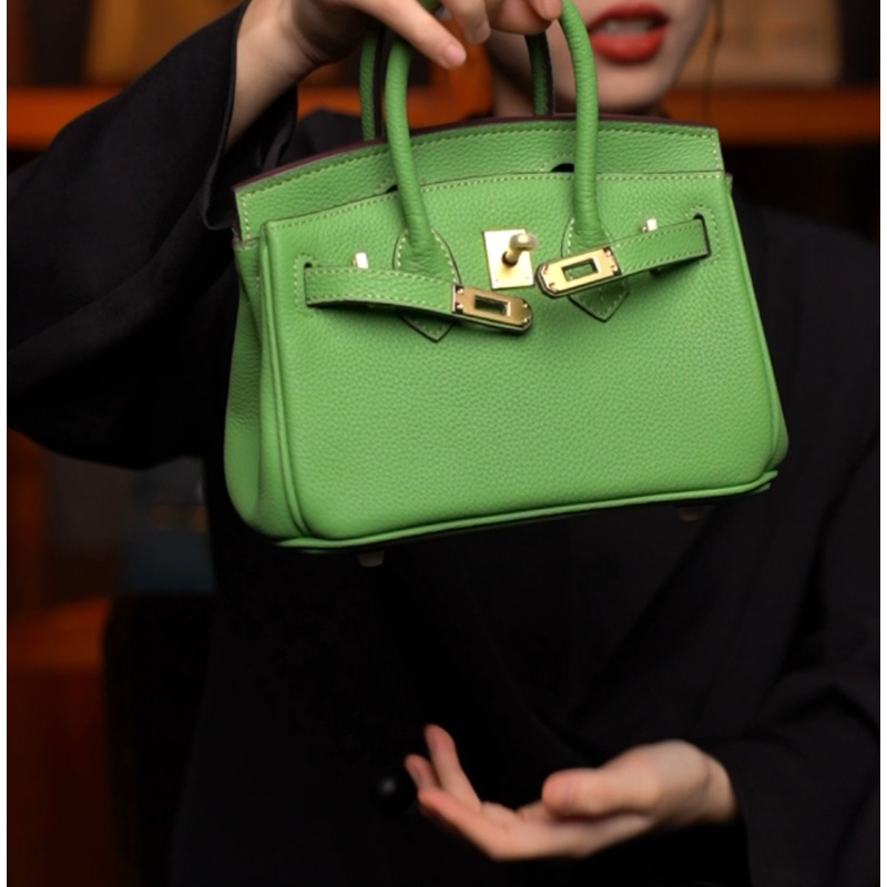 LEATHER BAG STUDIO 原创高定“铂金”真皮包-H1337