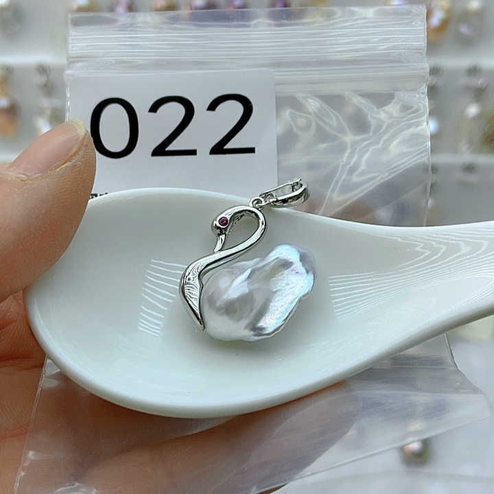 淡水珍珠颈饰银S925镶嵌