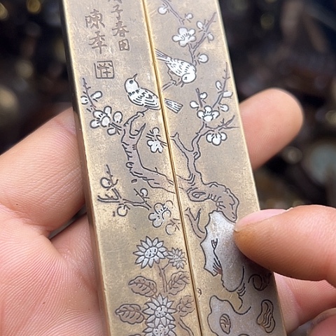 铜制文玩把玩物件