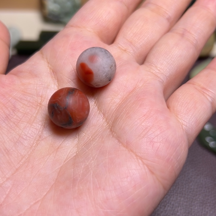 青***棉岫岩河磨玉（透闪石质玉）未镶嵌颈饰