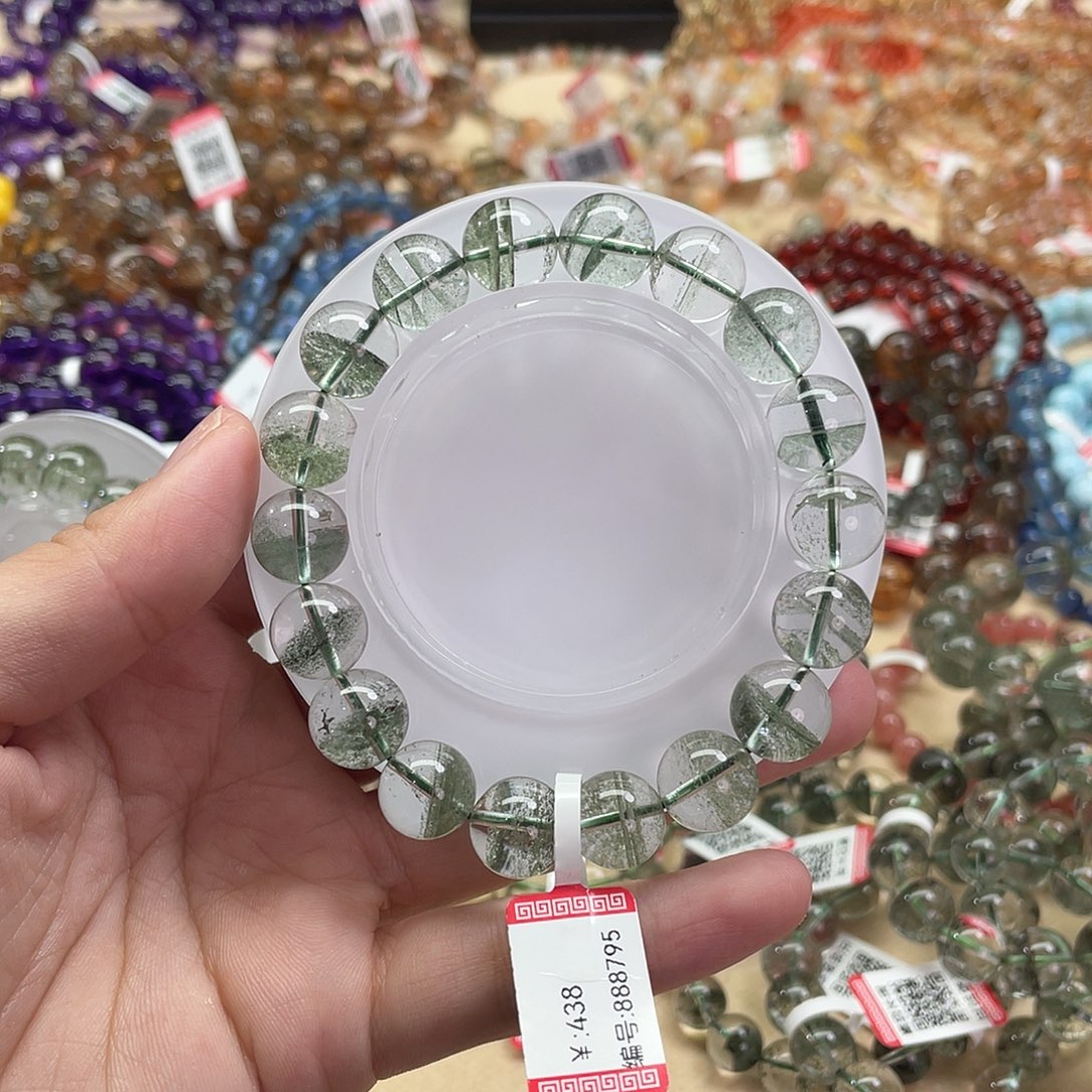 水晶手链未镶嵌W****雯绿幽灵