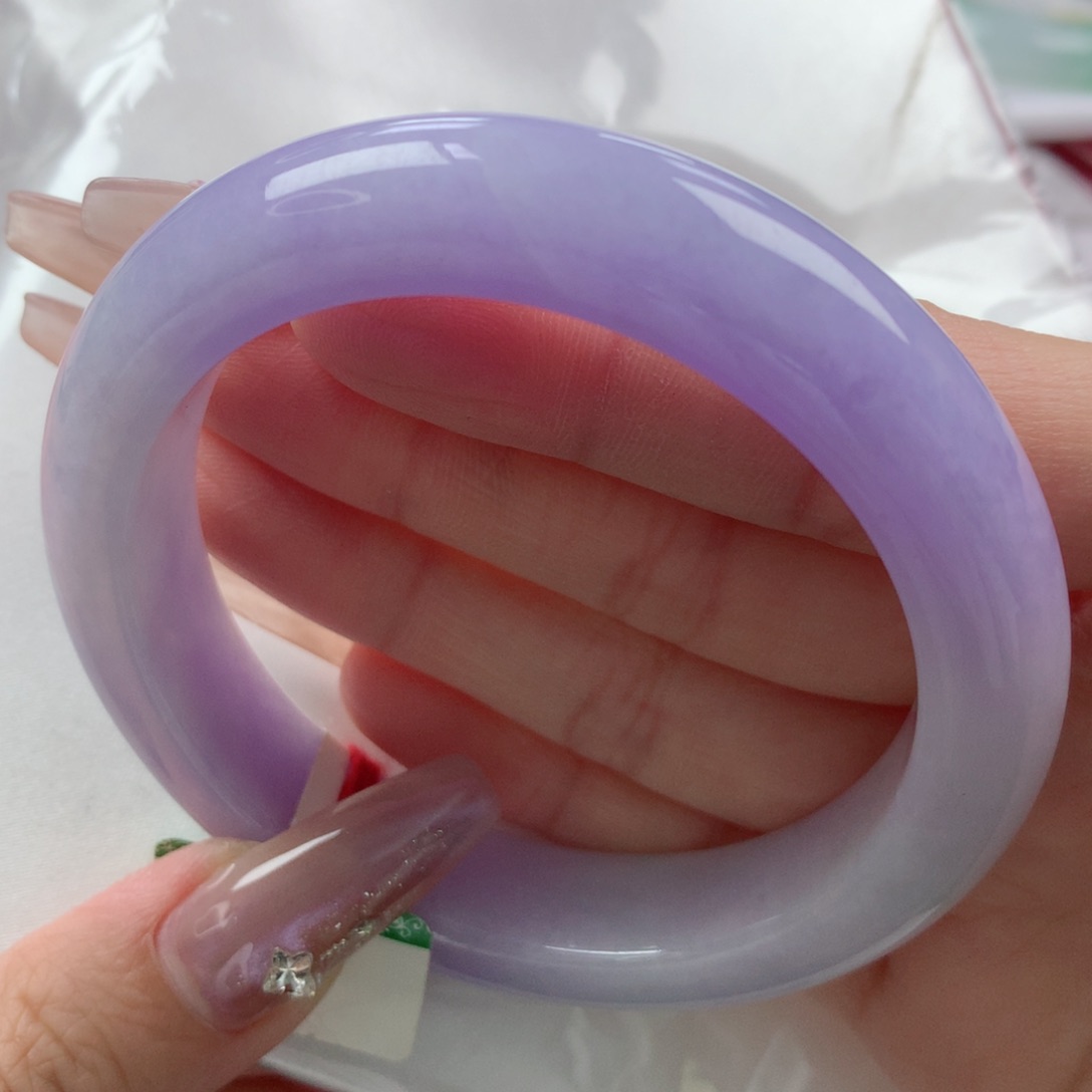 未镶嵌手镯翡翠缅甸天然翡翠A货56.8