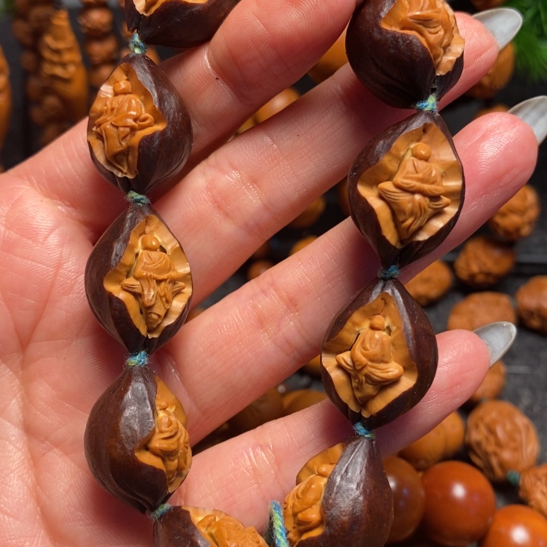 橄榄核手串/手链包衣无相佛