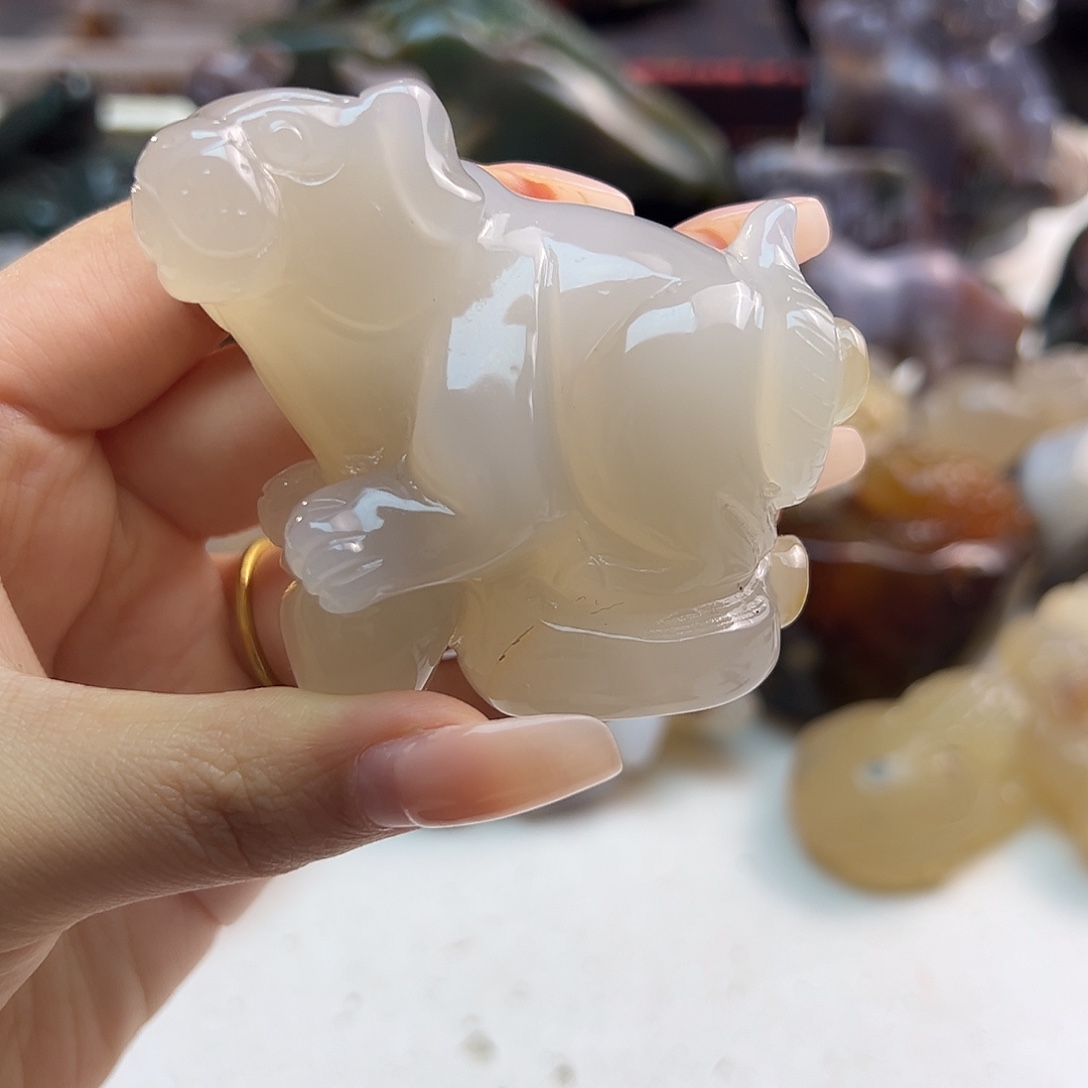 玛瑙/玉髓合金颈饰