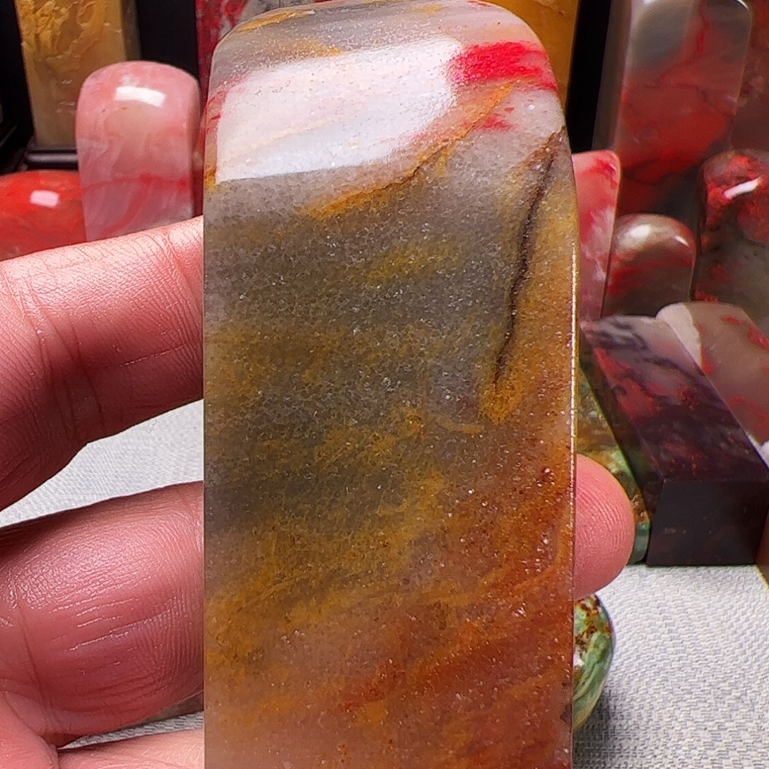 准***！昌化石鸡血石印章