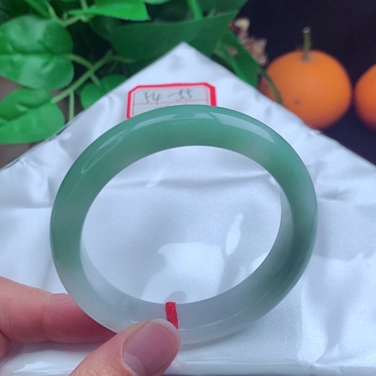 翡翠手镯未镶嵌    正圈54-55