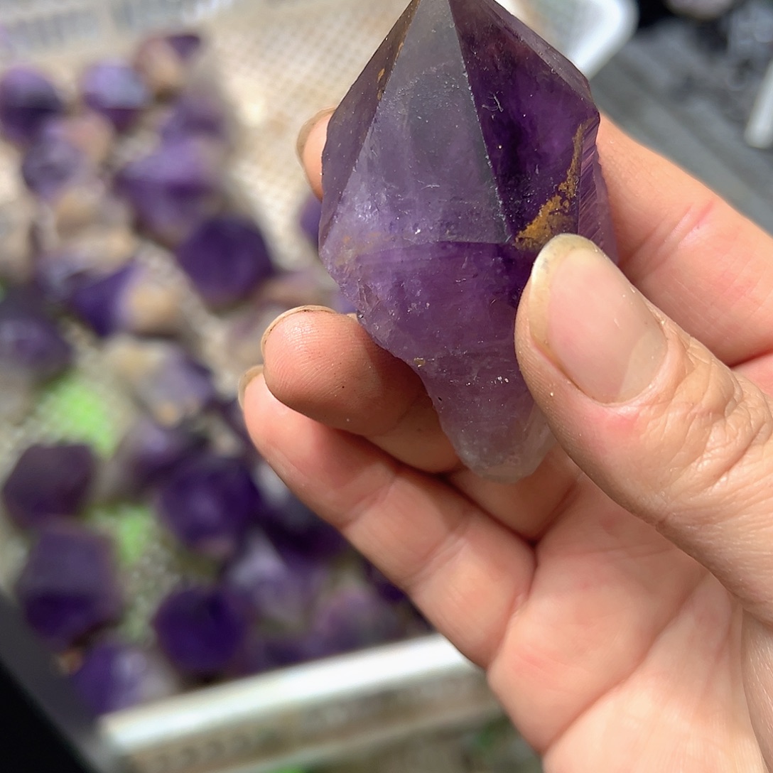 回***9未镶嵌紫晶大型摆件（非配饰）