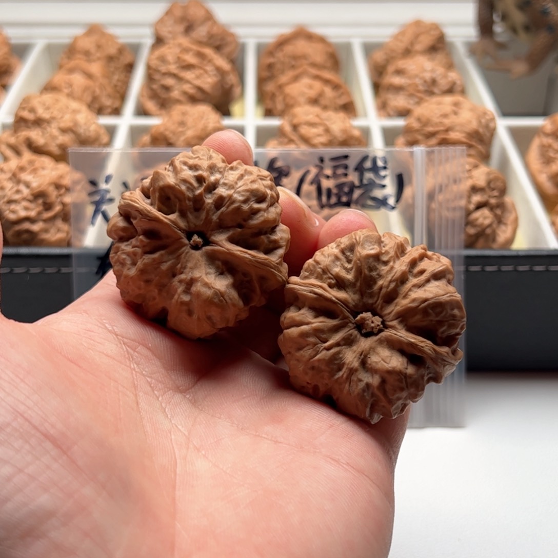 核桃把件延庆蛤蟆头