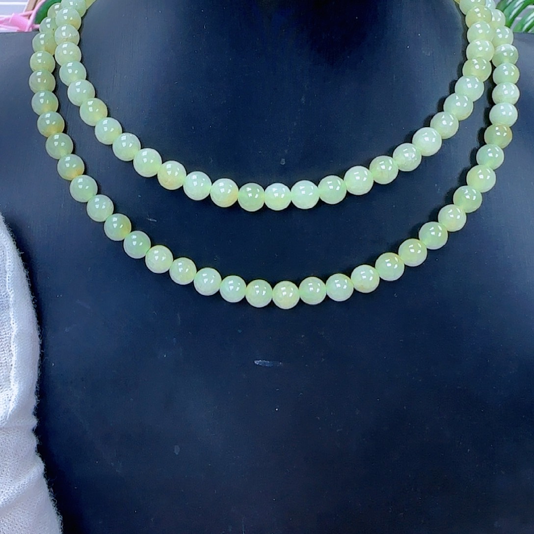 和田玉串珠未镶嵌