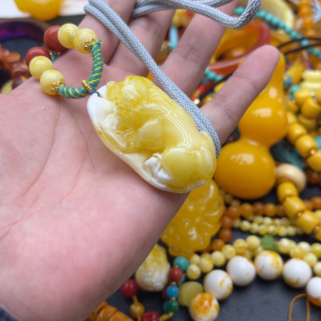 白花貔貅吊坠吊坠